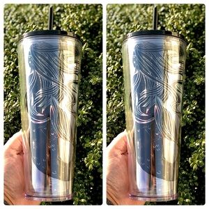 Starbucks Clear Black Siren Tumbler Bundle